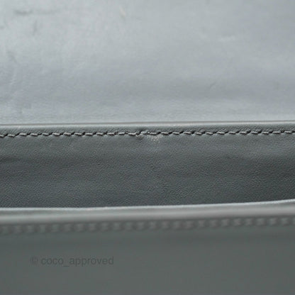 Christian Dior 30 Montaigne Box Bag Grey Calfskin