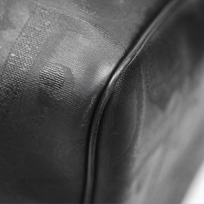 Dior Vintage Trotter Boston Duffle Bag Oblique Black