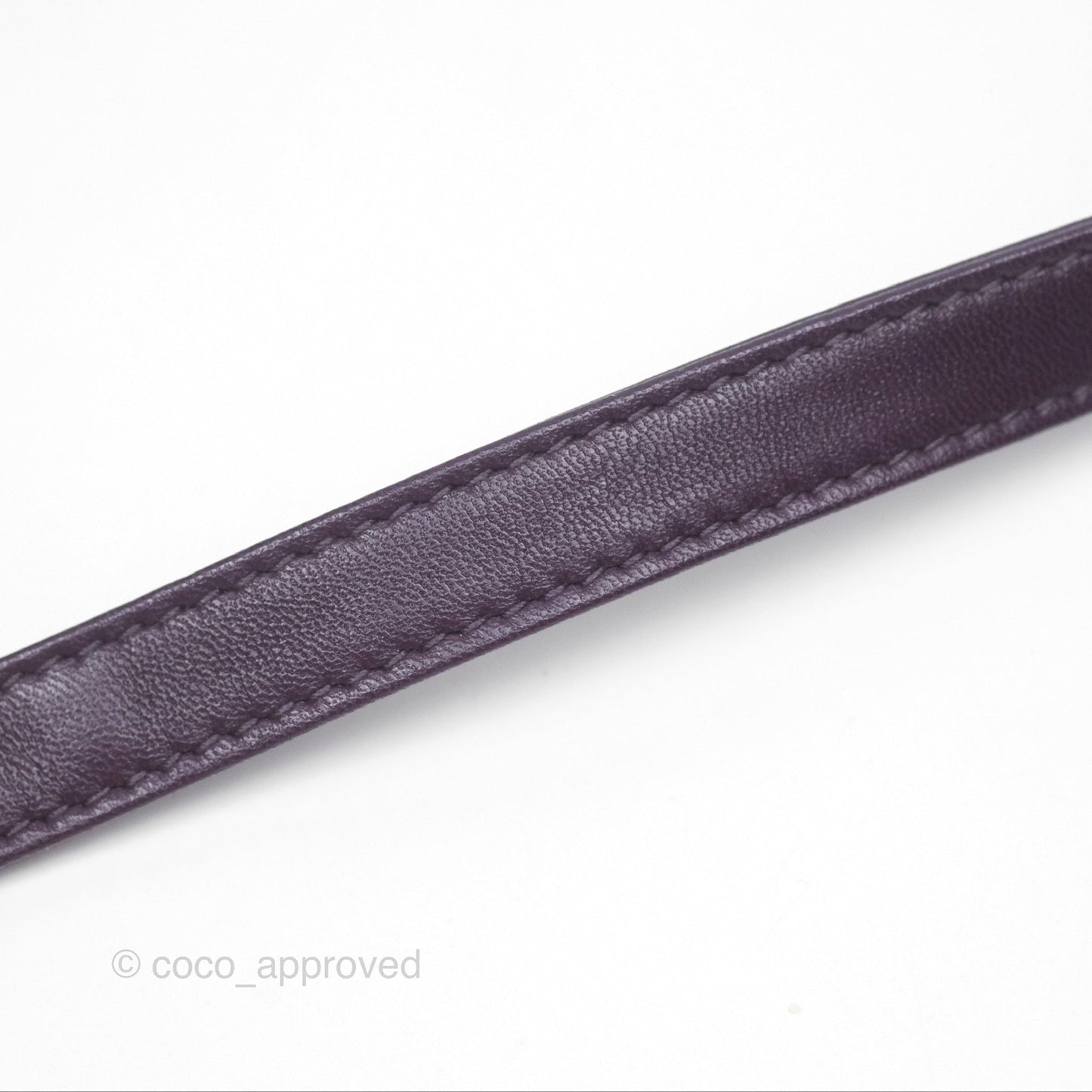 Christian Dior Medium Lady Dior Dark Purple Lambskin Silver Hardware