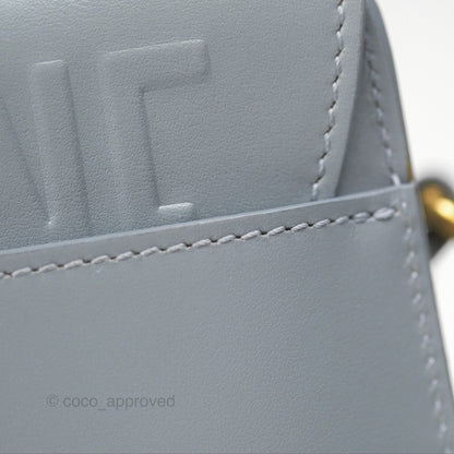 Christian Dior Medium Bobby Flap Grey Box Calfskin