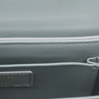 Christian Dior 30 Montaigne Box Bag Grey Calfskin