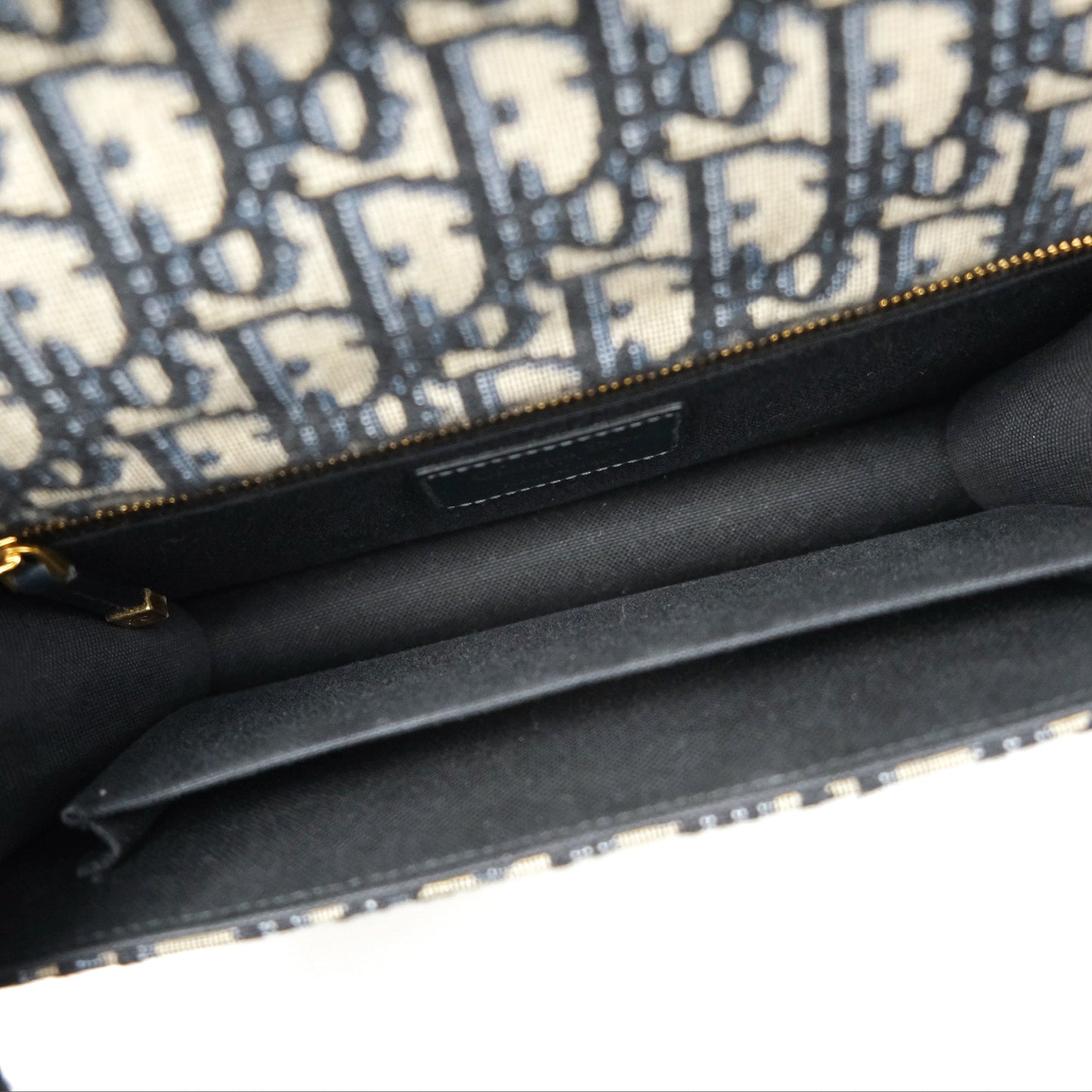 Christian Dior 30 Montaigne with Chain Blue Dior Oblique Jacquard