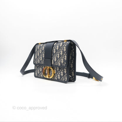 Dior 30 Montaigne Bag Blue Dior Oblique Jacquard