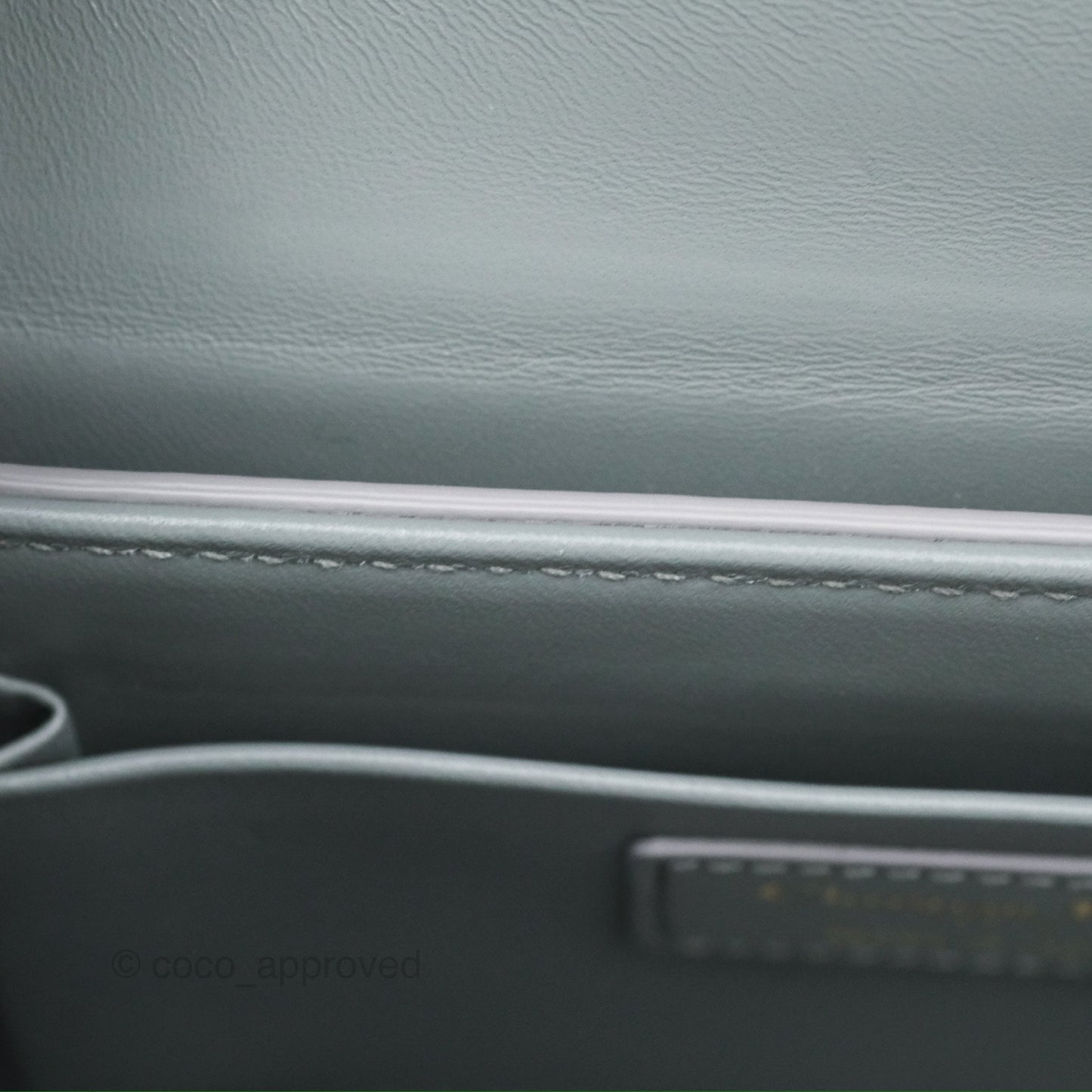 Christian Dior 30 Montaigne Box Bag Grey Calfskin