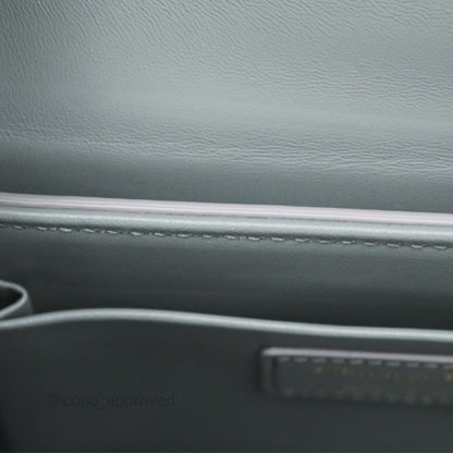 Christian Dior 30 Montaigne Box Bag Grey Calfskin