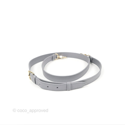 Dior Small Lady D-Joy Bag Grey Lambskin Cannage Gold Hardware