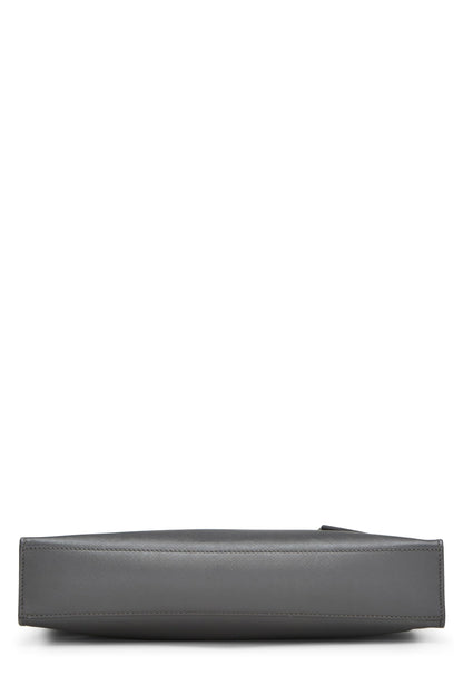 Prada,  Grey Saffiano Tote, Grey