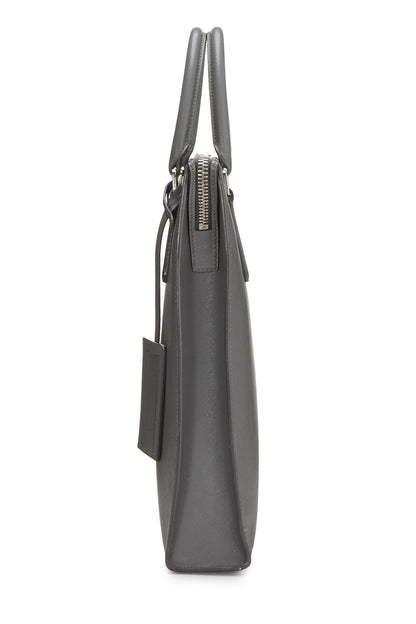 Prada,  Grey Saffiano Tote, Grey