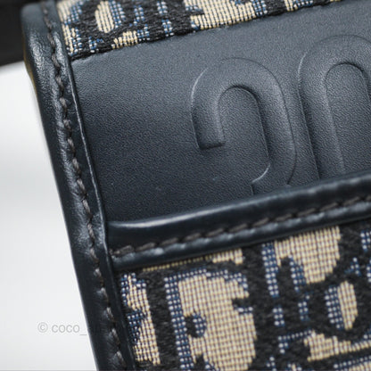 Dior 30 Montaigne Bag Blue Dior Oblique Jacquard