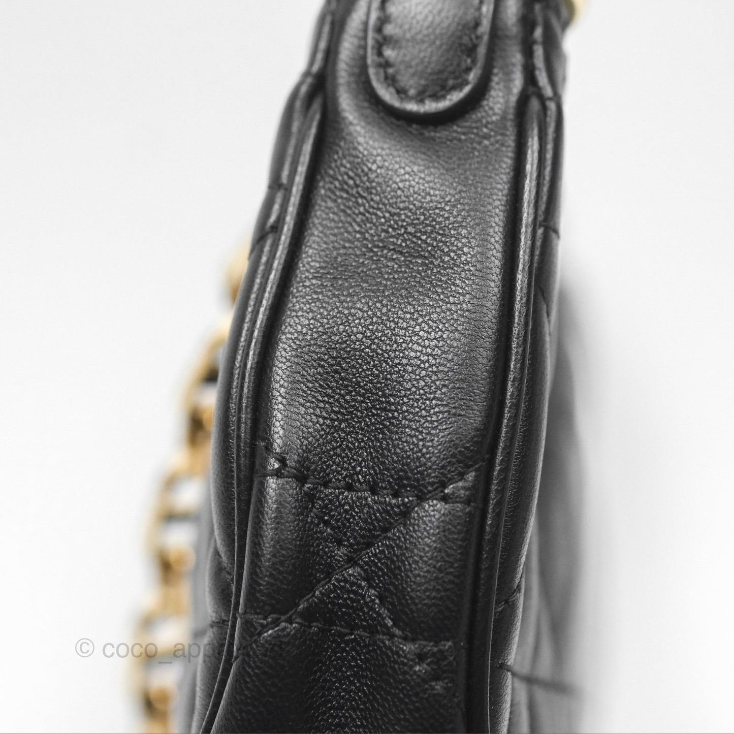 Christian Dior CD Lounge Bag Black Supple Macrocannage Lambskin