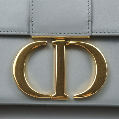 Christian Dior 30 Montaigne Box Bag Grey Calfskin