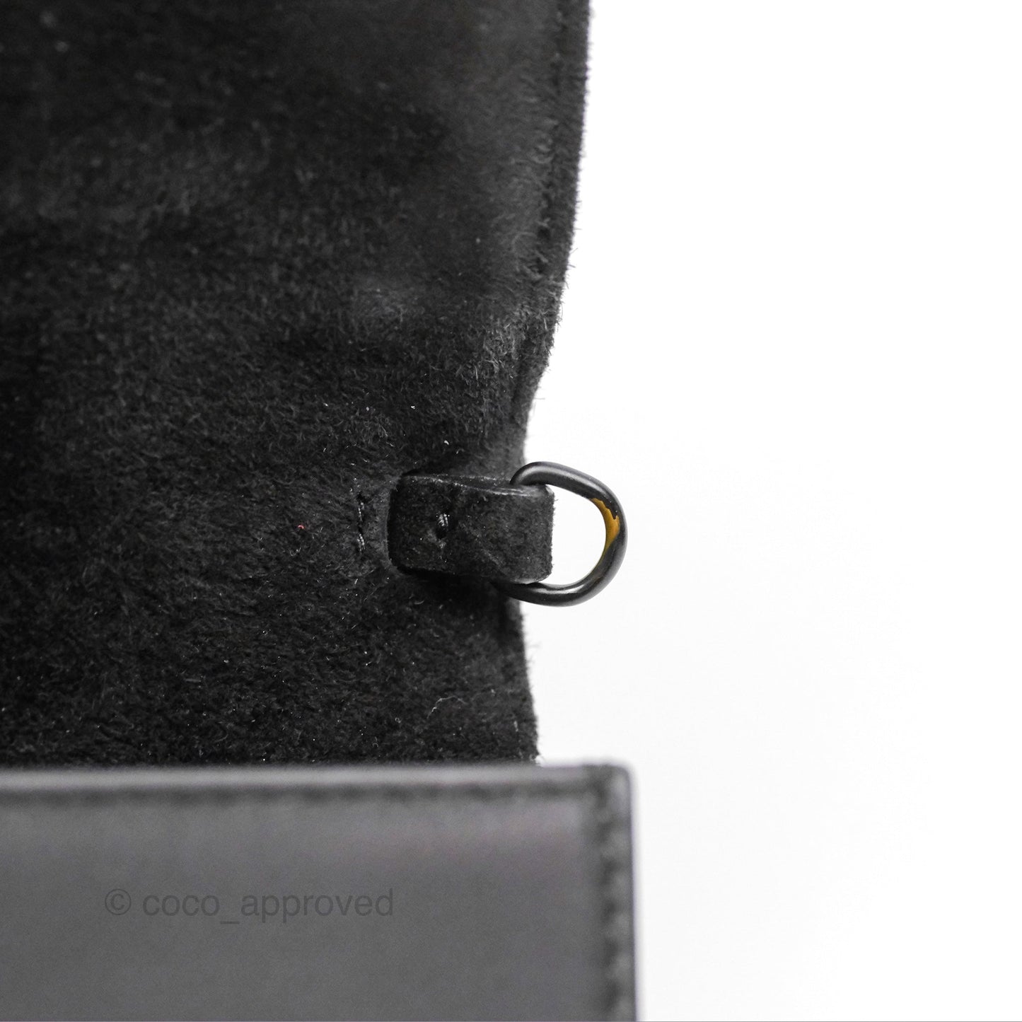 Christian Dior Lady Dior Small Clutch with Chain Lambskin So Black