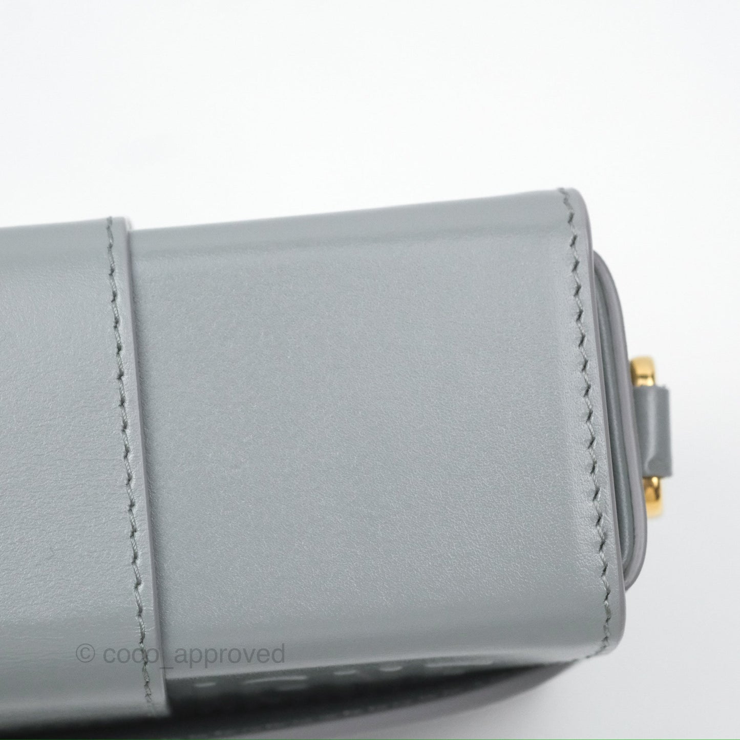 Christian Dior 30 Montaigne Box Bag Grey Calfskin