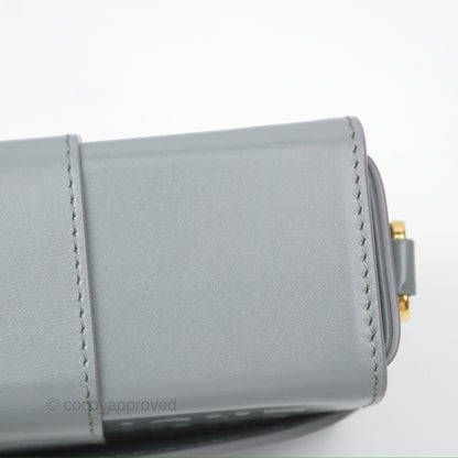 Christian Dior 30 Montaigne Box Bag Grey Calfskin