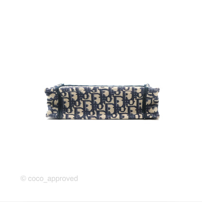 Dior Mini Book Tote Blue Oblique Canvas