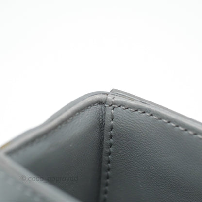 Christian Dior 30 Montaigne Box Bag Grey Calfskin