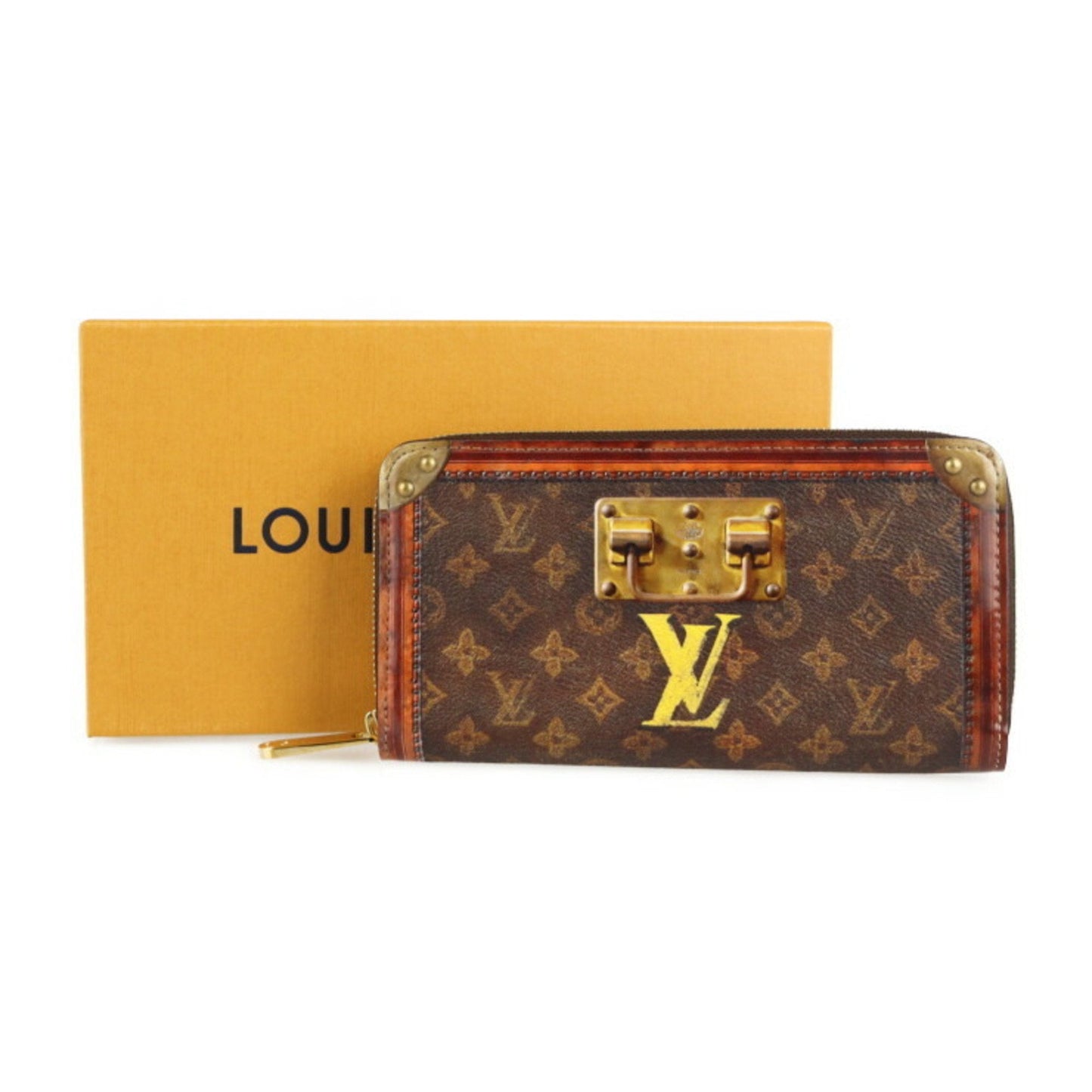 Louis Vuitton Brown Canvas Zippy wallet wallet accessories