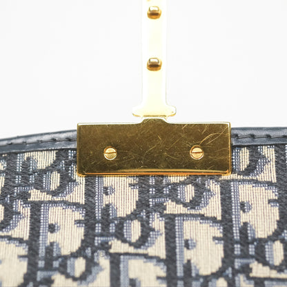 Christian Dior 30 Montaigne with Chain Blue Dior Oblique Jacquard