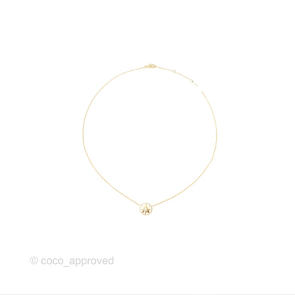 Dior Rose des Vents Necklace Yellow Gold Diamond Mother-of-Pearl