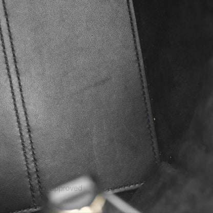Christian Dior Small Dior Toujours Bag Black Macrocannage Calfskin