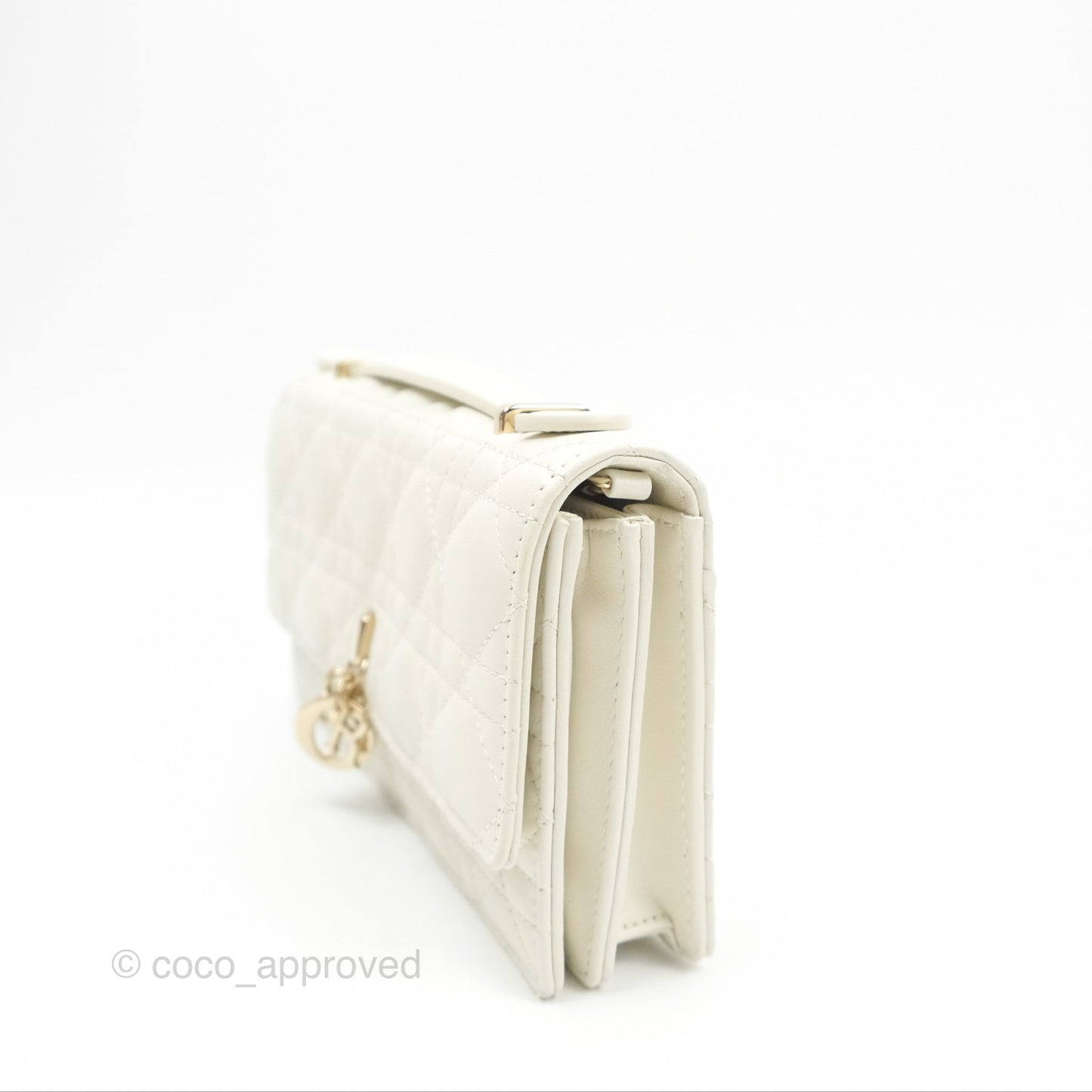 Dior Miss Dior Mini Bag White Cannage Lambskin
