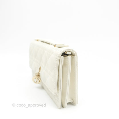 Dior Miss Dior Mini Bag White Cannage Lambskin
