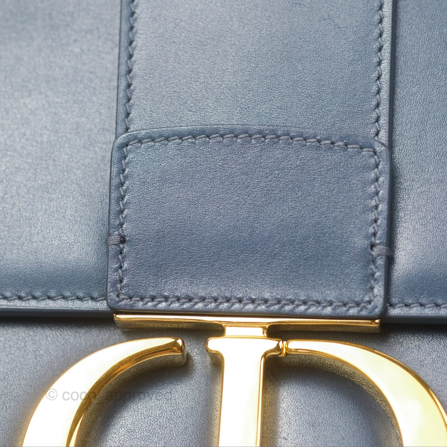 Dior 30 Montaigne Bag Blue Box Calfskin