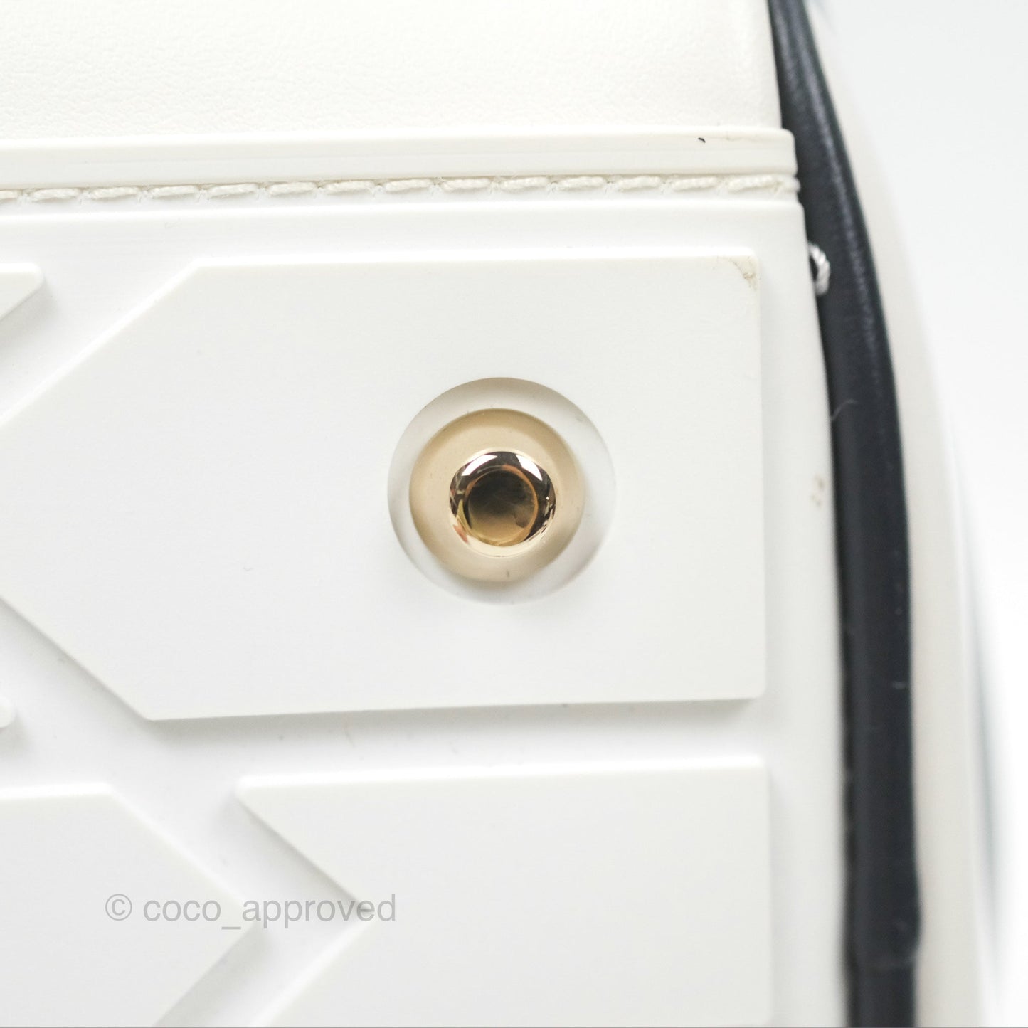 Dior Small Dior Vibe Zip Bowling Bag White Navy