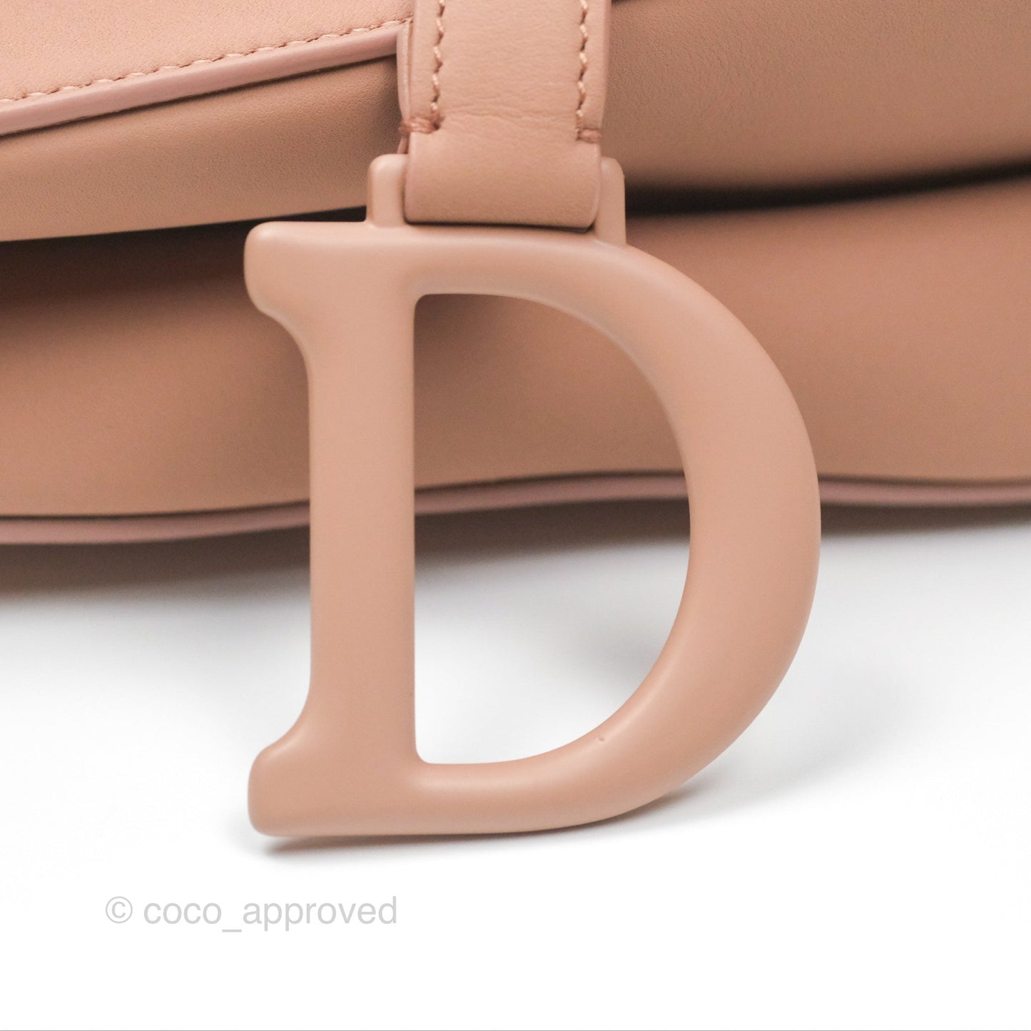 Christian Dior Saddle Bag Blush Ultramatte Calfskin