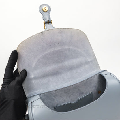 Christian Dior Medium Bobby Flap Grey Box Calfskin