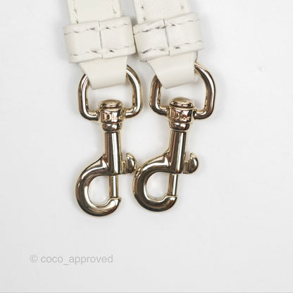 Christian Dior Mini Dior Book Tote Latte Macrocannage Calfskin Gold Hardware