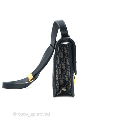 Dior 30 Montaigne Bag Blue Dior Oblique Jacquard