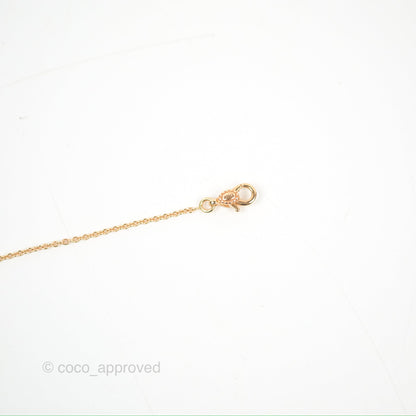 Dior Mini Rose Des Vents Bracelet 3 Diamonds Black Rose Gold