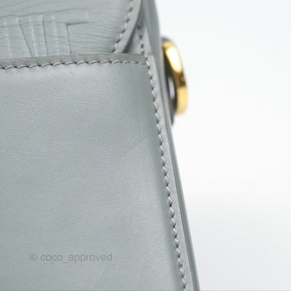 Christian Dior 30 Montaigne Box Bag Grey Calfskin