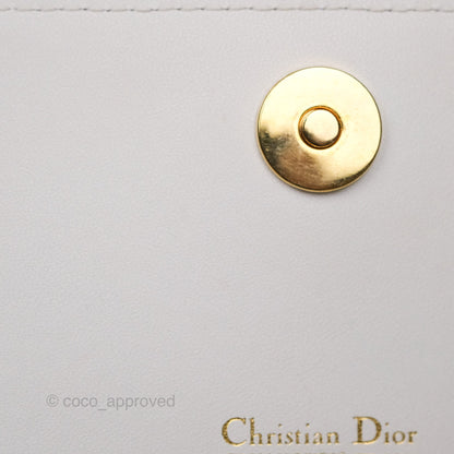Dior Caro Pouch With Chain Latte Supple Cannage Calfskin