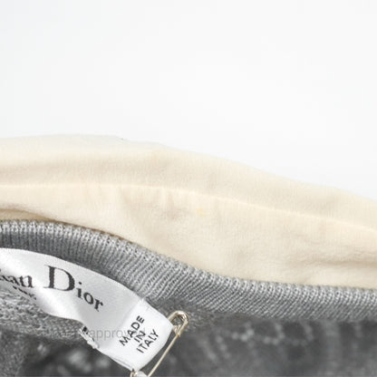 Christian Dior Knit Dress Grey Size 34