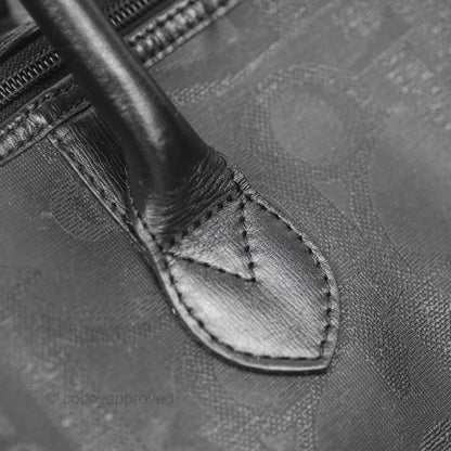 Dior Vintage Trotter Boston Duffle Bag Oblique Black