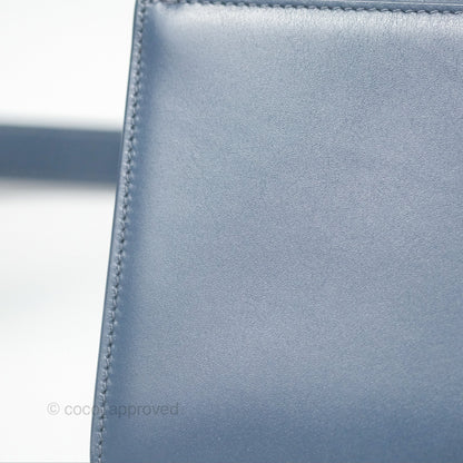 Dior 30 Montaigne Bag Blue Box Calfskin