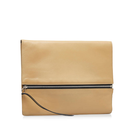 Celine Oversized Zip Clutch Bag