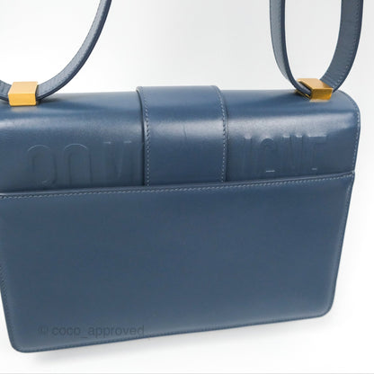 Dior 30 Montaigne Bag Blue Box Calfskin