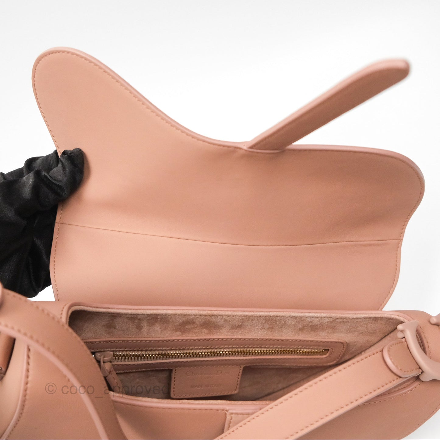 Christian Dior Saddle Bag Blush Ultramatte Calfskin
