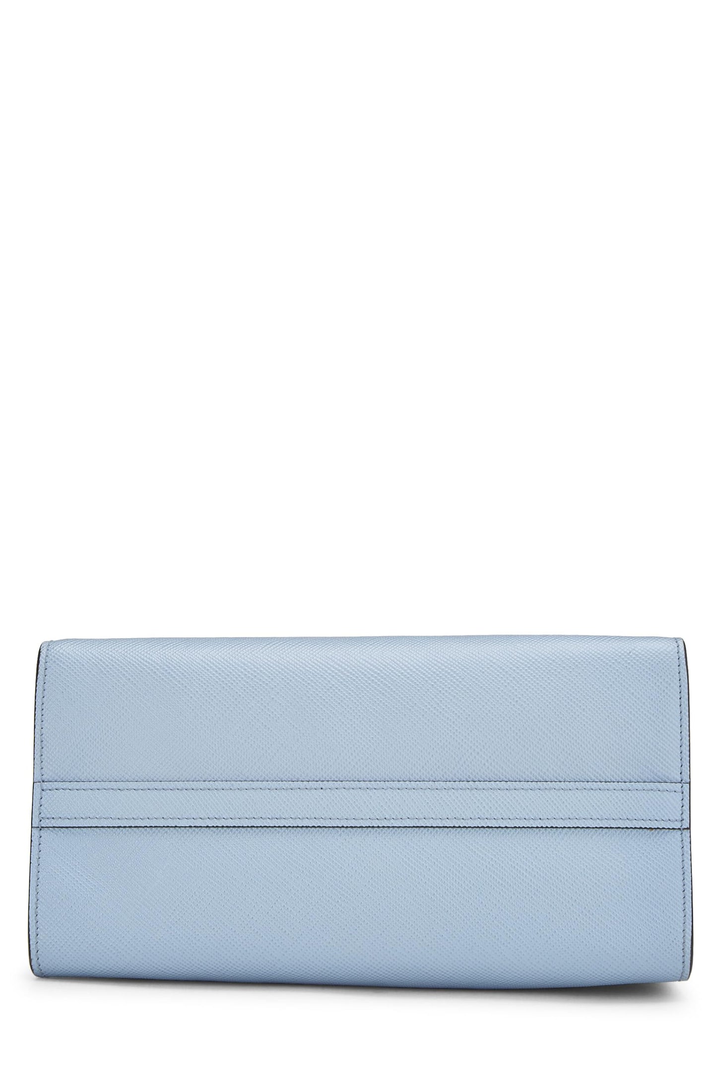 Prada,  Blue Saffiano Leather Monochrome Bag Small, Blue