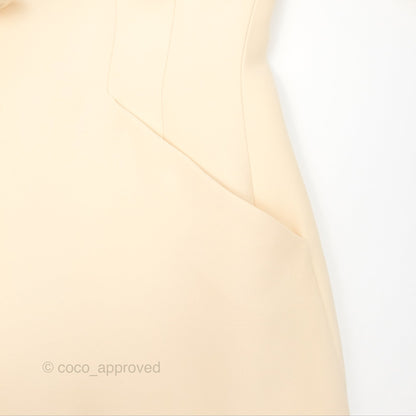 Christian Dior 30 Montaigne Blazer Bar Jacket Light Beige Size 34