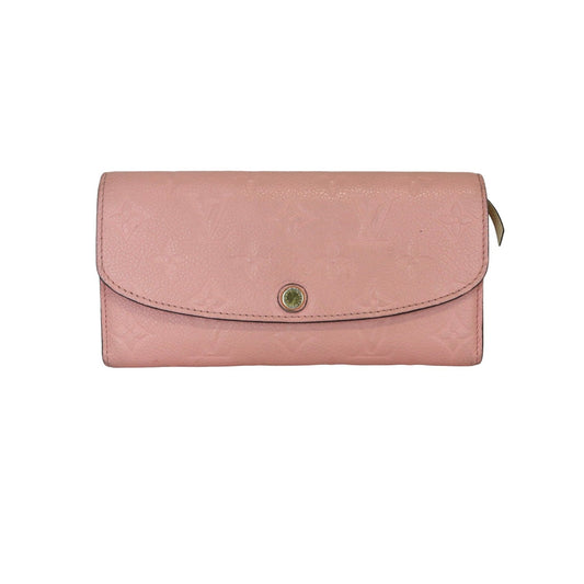 Louis-Vuitton Sarah Wallet Monogram Empreinte Leather Pink GHW
