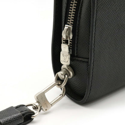 Louis Vuitton Black Leather Zippy XL wallet accessories