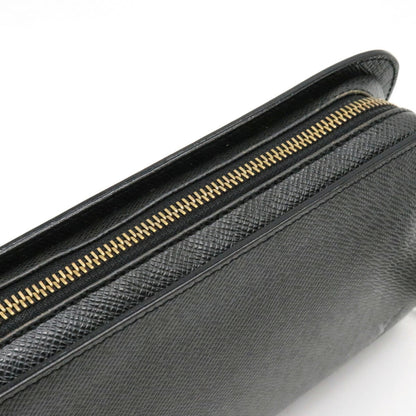 Louis Vuitton Black Leather Zippy XL wallet accessories