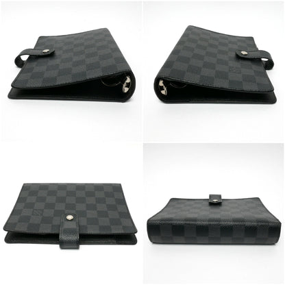 Louis Vuitton Gray Canvas Couverture agenda de poche wallet accessories
