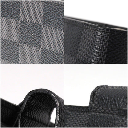 Louis Vuitton Gray Canvas Couverture agenda de poche wallet accessories