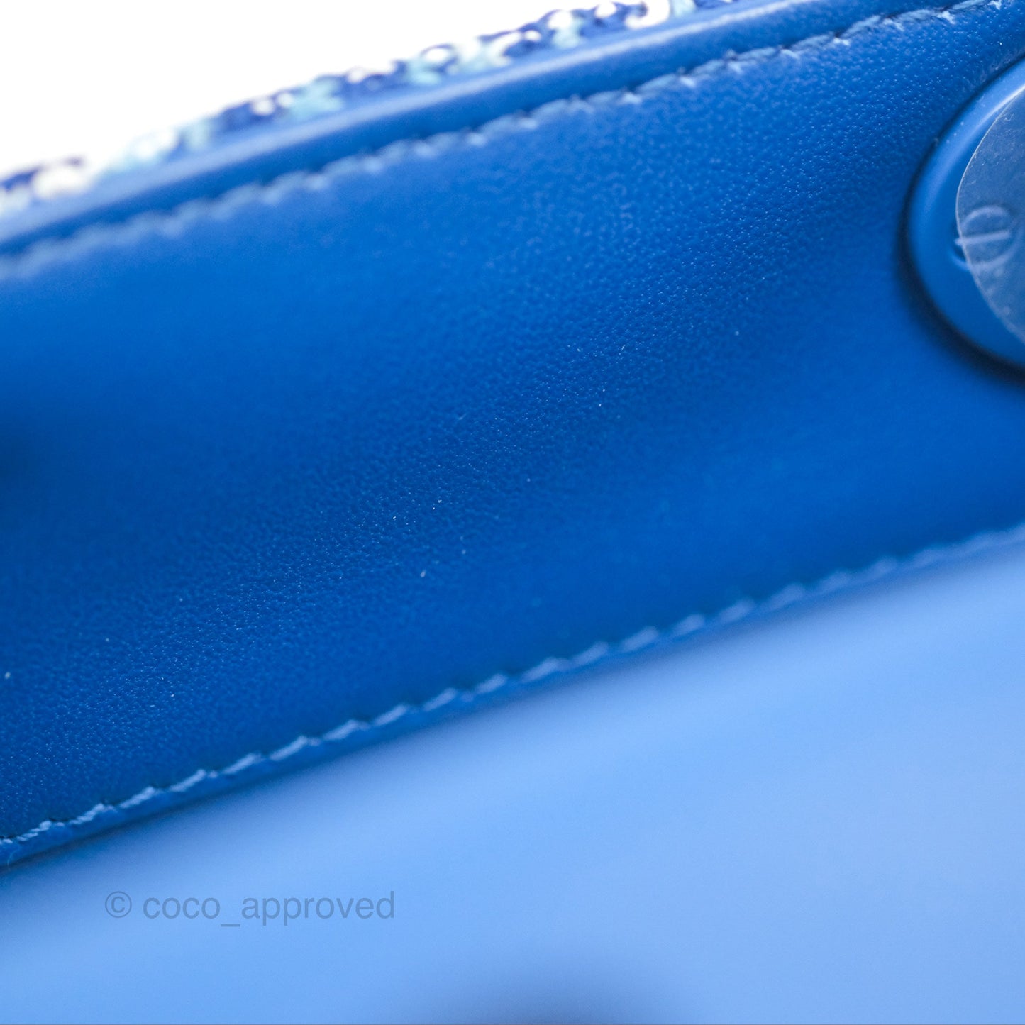 Dior Art Mini Lady Dior Beaded Blue "Chong Hyun Ha" Collaboration