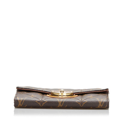 Louis Vuitton Brown Canvas Pallas wallet accessories